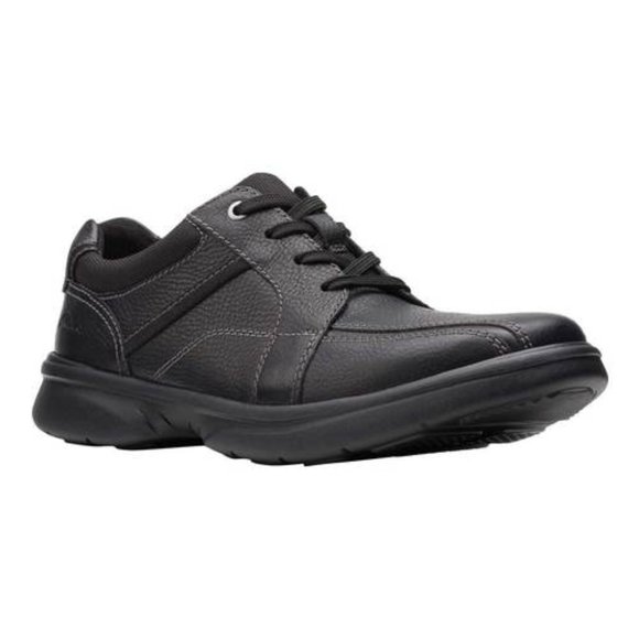 Clarks Bradley Walk blk Tumbled Leather main image 7